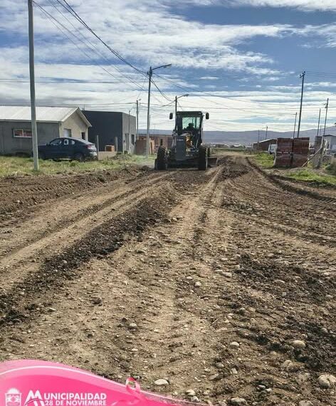 Nivelación y mantenimiento vial en los barrios altos