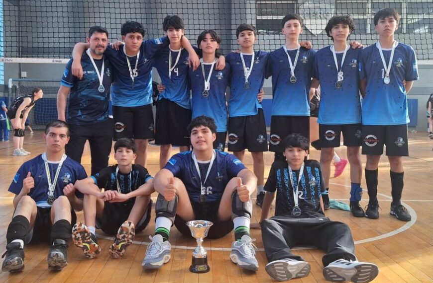 Subcampeonato provincial para el equipo sub-16 de vóley de la Escuela Dante Cantarutti